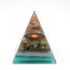 Labradorite & Pyrite Cosmic Orgonite Pyramid & Disc - 3 inch