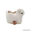 Swan Figurine Ceramic Crystal Container Home Décor