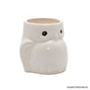 Owl Figurine Ceramic Crystal Container Home Décor