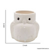 Owl Figurine Ceramic Crystal Container Home Décor