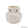 Owl Figurine Ceramic Crystal Container Home Décor