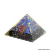 Lapis Lazuli and Black Tourmaline Orgonite Pyramid