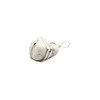 Howlite Tumble wire wrap pendant