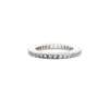 Sterling Silver Eternity Excel Gemstone Ring