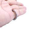 Sterling Silver Eternity Excel Gemstone Ring