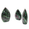 Ruby Ziosite Crystal Flame Point - 2 to 3 inch