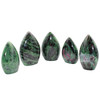 Ruby Ziosite Crystal Flame Point - 2 to 3 inch
