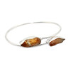 Raw Citrine Metal Cuff Bracelet