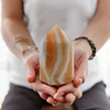 Yellow Calcite Natural Polished Points