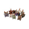 Bag of 10 Mixed Crystal Merkaba Star wire-wrap pendants Bag of 10 Mixed Crystal Merkaba Star wire-wrap pendants