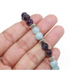 Angelite & Amethyst Beads Bracelet