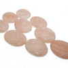 Peach Quartz oval worry / thumb stone Peach Quartz oval worry / thumb stone