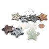 Bag of 10 assorted crystal flat-star pendant Bag of 10 assorted crystal flat-star pendant