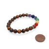 Chakra Stones Beads Bracelet with Tiger Eye Beads 8 mm Chakra Stones Beads Bracelet with Tiger Eye Beads 8 mm