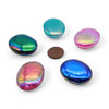 Aura Quartz Oval Worry / Thumb Stones