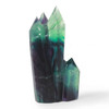 Multi Fluorite Natural Polished Crystal Point - 150 Grams