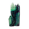 Multi Fluorite Natural Polished Crystal Point - 150 Grams