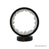 Crystal Quartz round table lamp with 3 light modes - 7 inch
