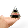 Black Tourmaline & Rose Quartz Hexagonal orgonite pyramid