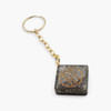 Pyrite Orgonite Angelic Number Square Keychain
