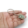 Lot of 9 Raw crystal Keychains