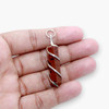 Mahagony Jasper Point wire wrap pendant