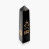 Black Tourmaline Reiki Engraved Obelisk - 3 to 3 1/2 inch Black Tourmaline Reiki Engraved Obelisk - 3 to 3 1/2 inch