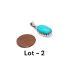 Arizona Turquoise handmade sterling silver pendants - Choose your lot