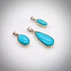 Arizona Turquoise handmade sterling silver pendants - Choose your lot