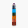 Chakra Stone Bonded Obelisk - 5 inch