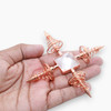 Crystal Quartz Pyramid & Copper Coil Aura Energy Generator