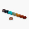 Chakra Stones bonded Massage Wand - 4 inch