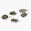 Pyrite cluster pendant - 1 inch