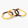 Citrine & Tiger Eye 8 mm Beads Bracelet