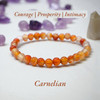 Carnelian Energy Bracelet - 6 mm