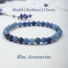 Blue Aventurine Energy Bracelet - 6 mm