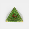 Halo Peridot Orgonite Pyramid