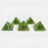 Halo Peridot Orgonite Pyramid