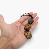 Tiger Eye Tumble Stone Car Hanger / Amulet