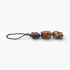 Tiger Eye Tumble Stone Car Hanger / Amulet