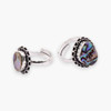 Abolone Shell Cabochon Ring - Adjustable size