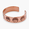 Copper Cuff Bracelet - Tree of life design