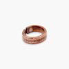 Copper Ring rain drops design - adjustable size