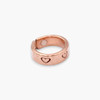 Copper Ring heart design - adjustable size