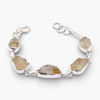 Raw Citrine Handmade bracelet
