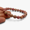 Rhodochrosite Faceted Beads Bracelets - 8 mm