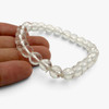 Crystal Quartz Faceted Beads Bracelets - 8 mm