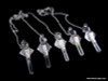 Crystal Quartz 3 Piece Hexagonal pendulum