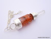 Red Carnelian Chips Bottle Pendulum