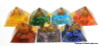 Set of 7 Chakra Orgonite Pyramids